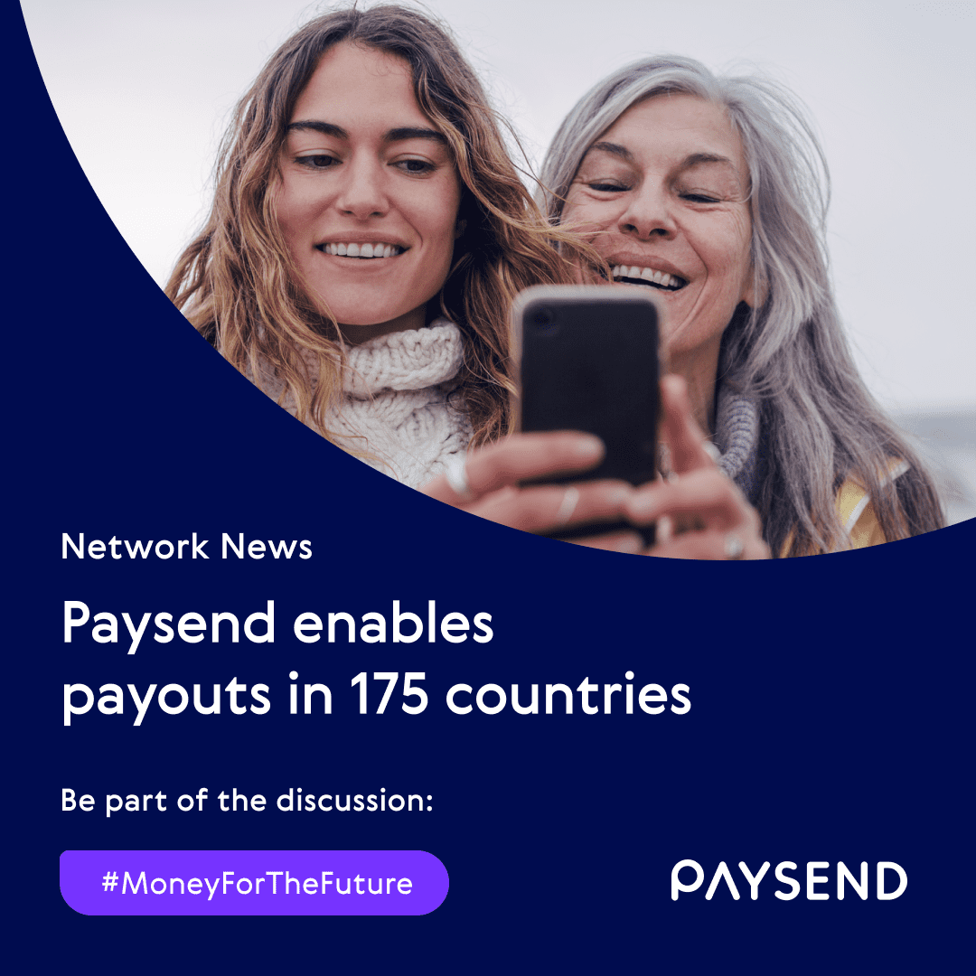 Paysend enables payouts in 175 countries